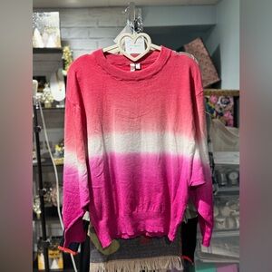 364. Boutique Oversized Ombré Sweater by‎ Elan O/S